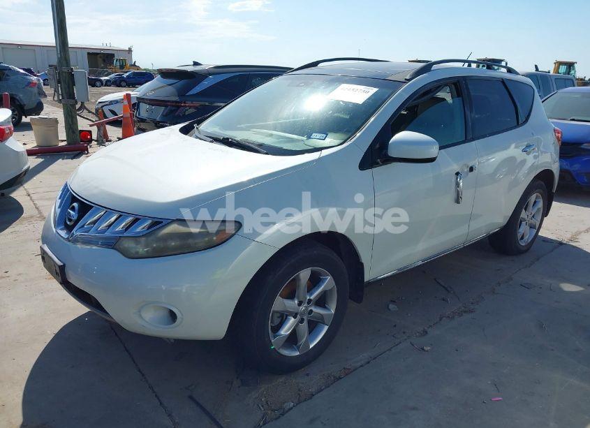 Photo 2 of 2009 Nissan Murano SL (VIN JN8AZ18UX9W021881)