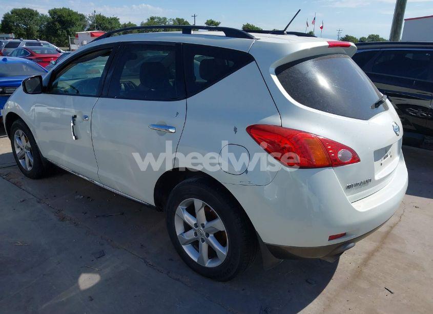 Photo 3 of 2009 Nissan Murano SL (VIN JN8AZ18UX9W021881)