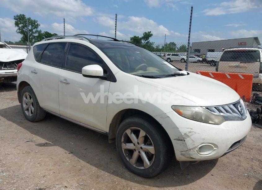 2009 Nissan Murano SL (VIN JN8AZ18UX9W101374) main photo