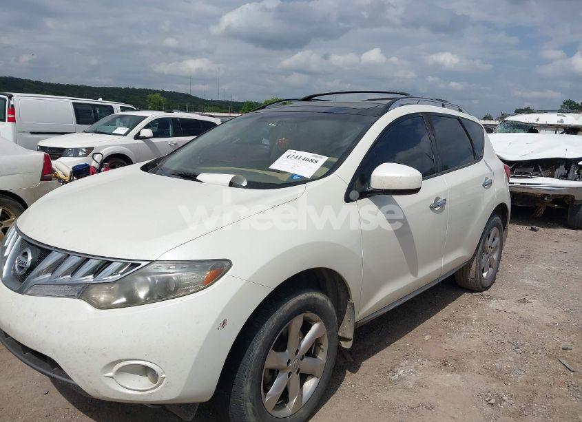 Photo 2 of 2009 Nissan Murano SL (VIN JN8AZ18UX9W101374)