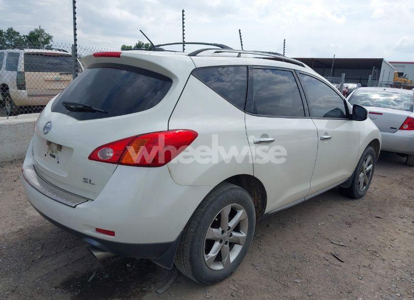 Photo 4 of 2009 Nissan Murano SL (VIN JN8AZ18UX9W101374)