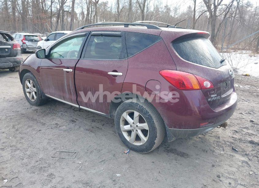Photo 3 of 2009 Nissan Murano SL (VIN JN8AZ18W09W115222)