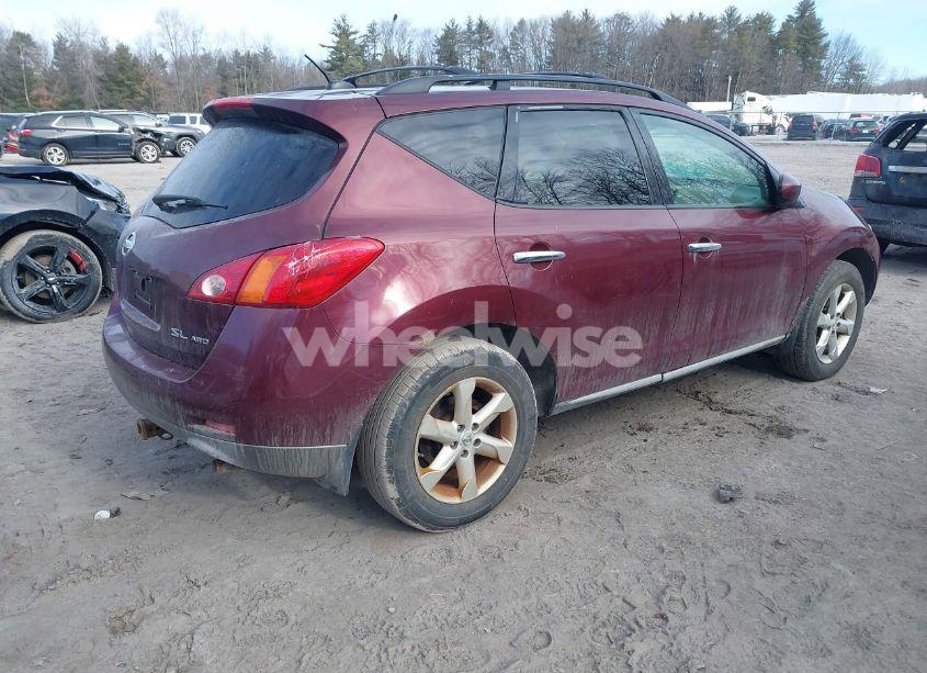 Photo 4 of 2009 Nissan Murano SL (VIN JN8AZ18W09W115222)