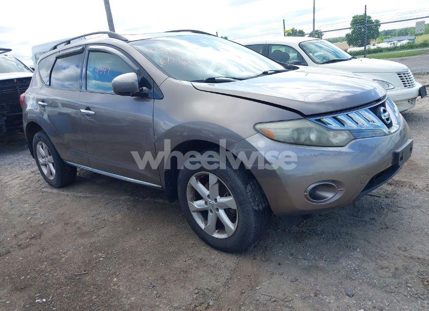 2009 Nissan Murano S (VIN JN8AZ18W09W139522) main photo