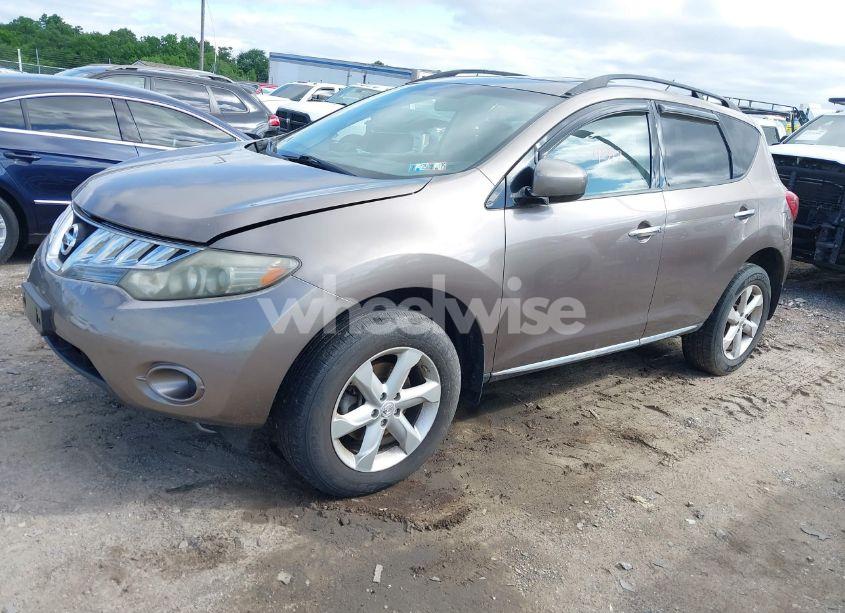 Photo 2 of 2009 Nissan Murano S (VIN JN8AZ18W09W139522)