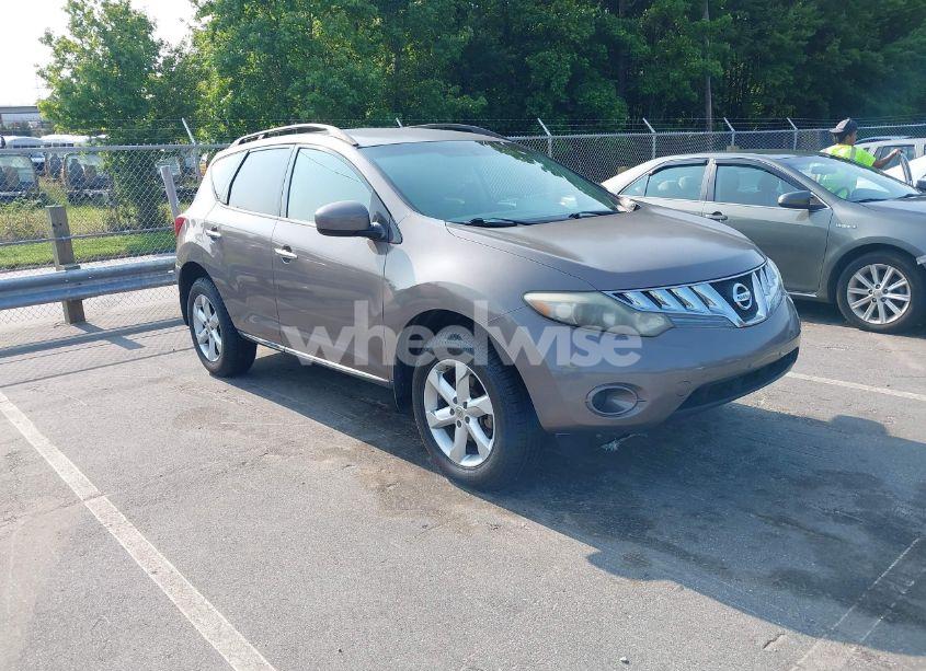 2009 Nissan Murano S (VIN JN8AZ18W09W200643) main photo