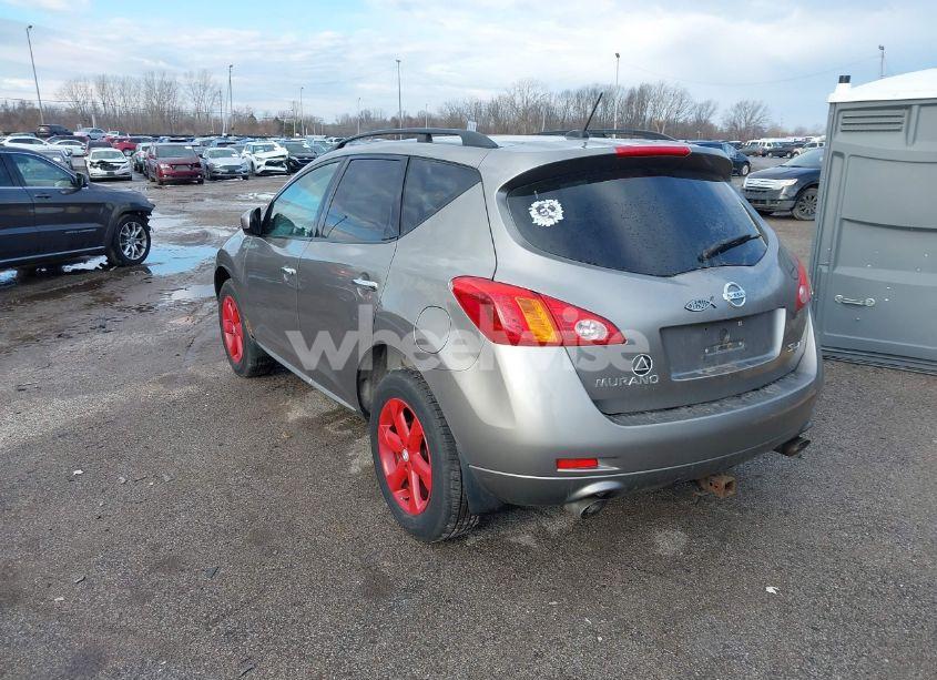 Photo 2 of 2009 Nissan Murano SL (VIN JN8AZ18W19W128626)