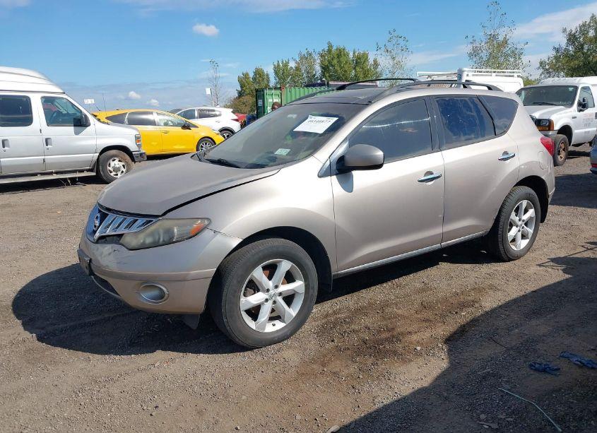 Photo 2 of 2009 Nissan Murano SL (VIN JN8AZ18W19W145281)