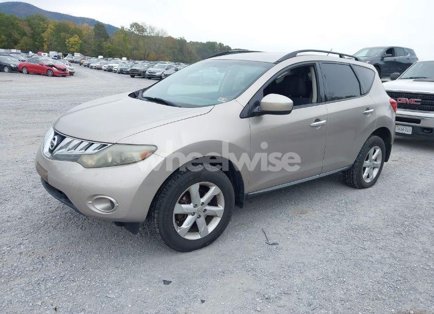 2009 Nissan Murano S (VIN JN8AZ18W19W203261) main photo