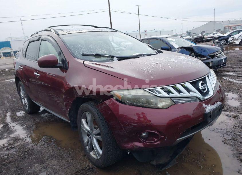 2009 Nissan Murano LE (VIN JN8AZ18W39W109754) main photo