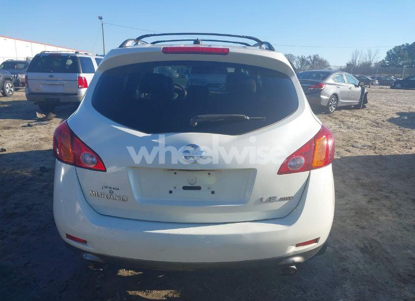 Photo 11 of 2009 Nissan Murano LE (VIN JN8AZ18W39W110922)