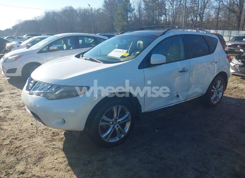 2009 Nissan Murano LE (VIN JN8AZ18W39W110922) main photo