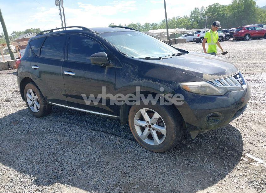 2009 Nissan Murano S (VIN JN8AZ18W39W130703) main photo