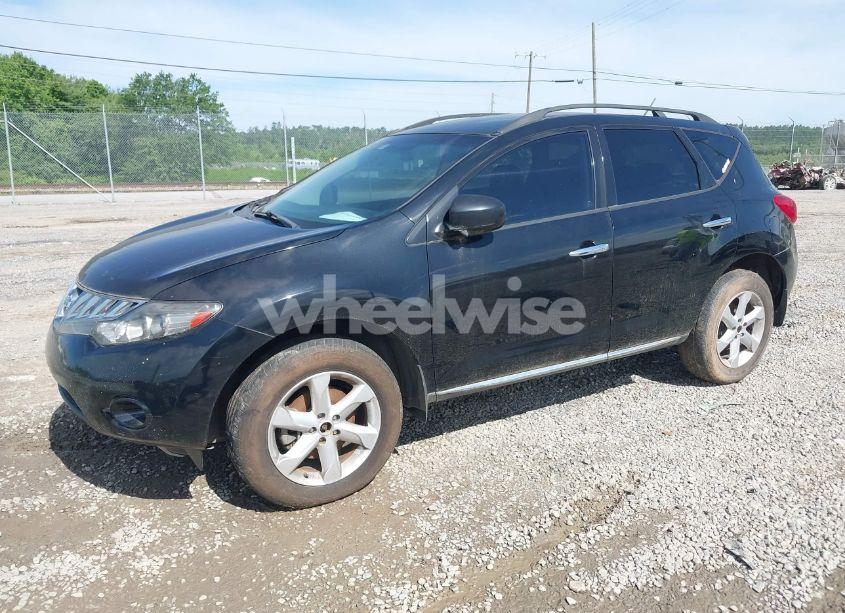 Photo 2 of 2009 Nissan Murano S (VIN JN8AZ18W39W130703)