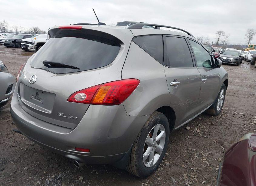 Photo 2 of 2009 Nissan Murano SL (VIN JN8AZ18W39W145590)