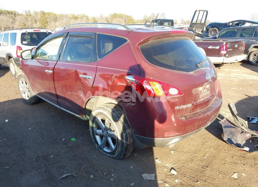 2009 Nissan Murano SL (VIN JN8AZ18W39W212043) main photo