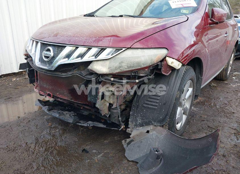 Photo 3 of 2009 Nissan Murano SL (VIN JN8AZ18W49W100335)