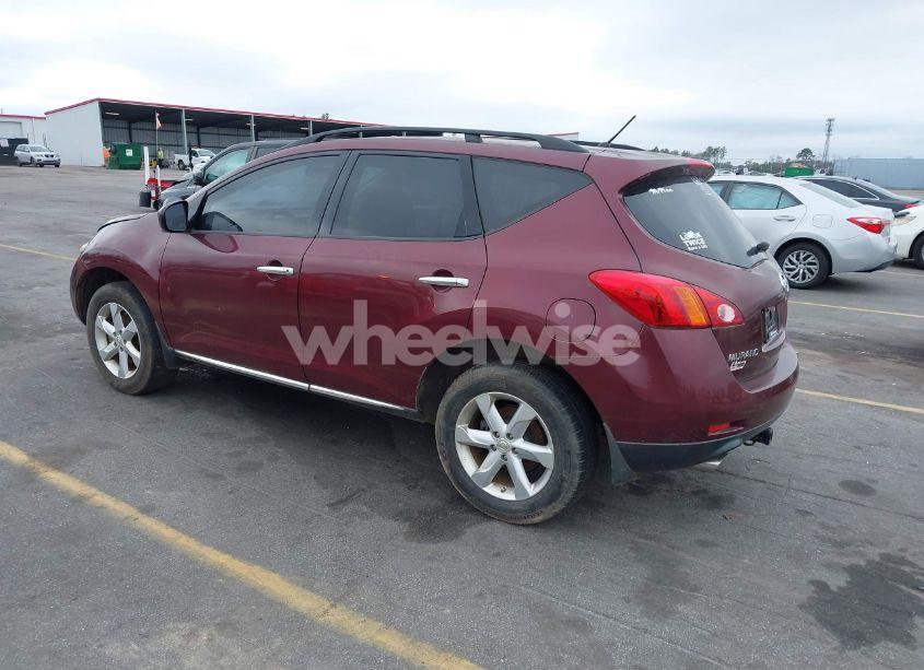 Photo 2 of 2009 Nissan Murano S (VIN JN8AZ18W49W116776)