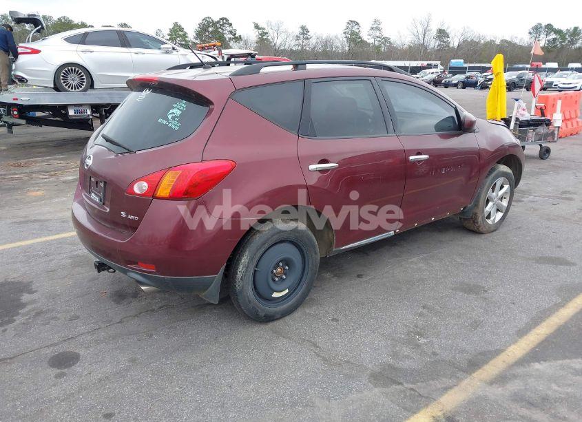Photo 3 of 2009 Nissan Murano S (VIN JN8AZ18W49W116776)
