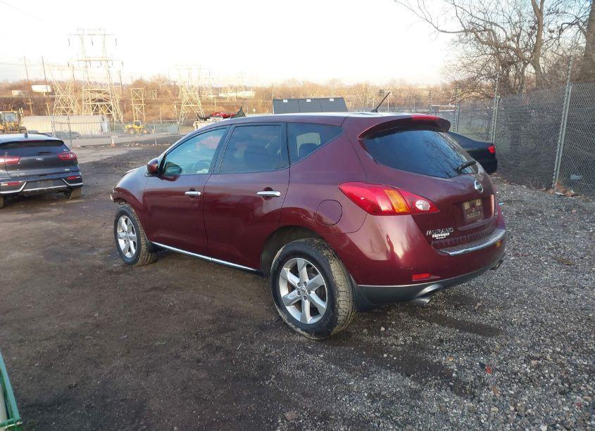 Photo 2 of 2009 Nissan Murano SL (VIN JN8AZ18W49W122836)