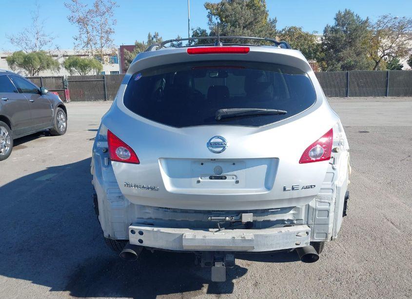 Photo 10 of 2009 Nissan Murano LE (VIN JN8AZ18W49W123579)