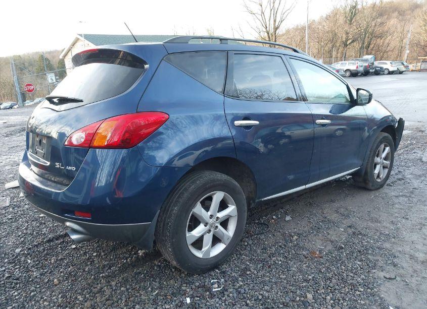 2009 Nissan Murano SL (VIN JN8AZ18W49W142343) main photo