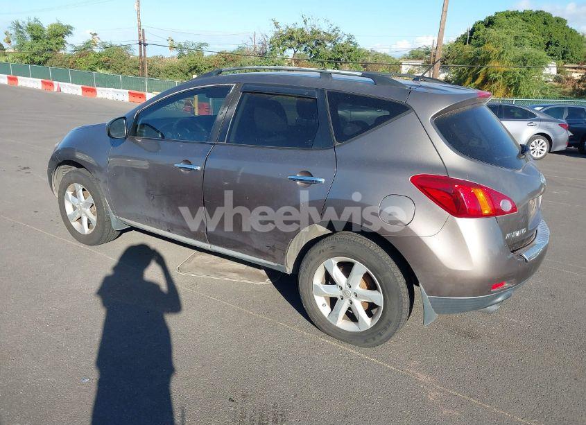 2009 Nissan Murano S (VIN JN8AZ18W49W200239) main photo