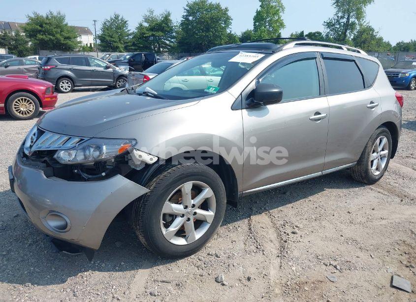 Photo 2 of 2009 Nissan Murano SL (VIN JN8AZ18W49W209183)