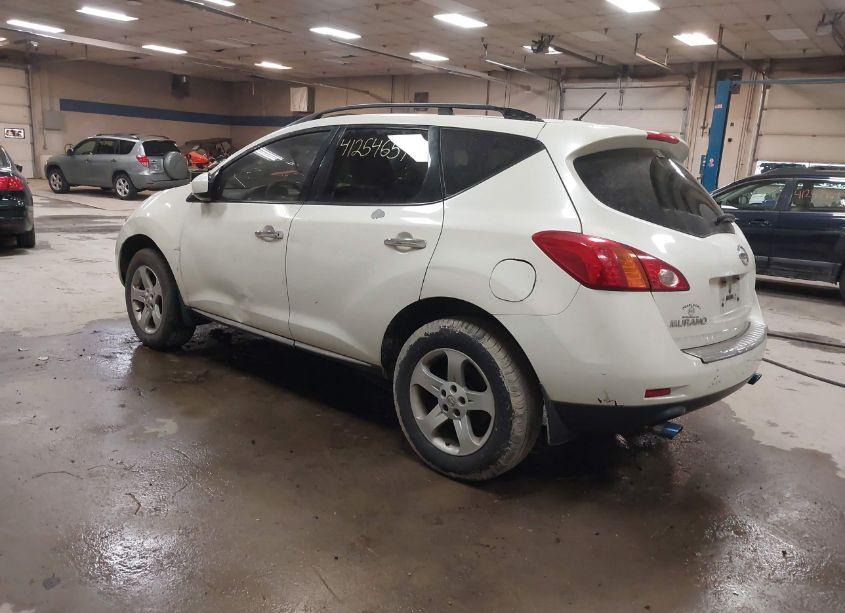 Photo 3 of 2009 Nissan Murano S (VIN JN8AZ18W59W104748)