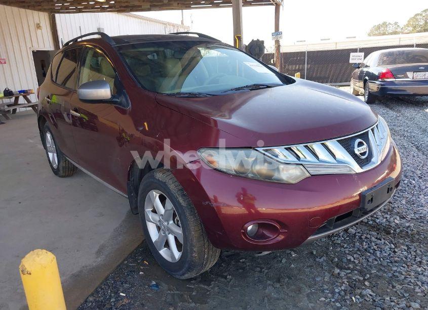 2009 Nissan Murano SL (VIN JN8AZ18W59W108749) main photo
