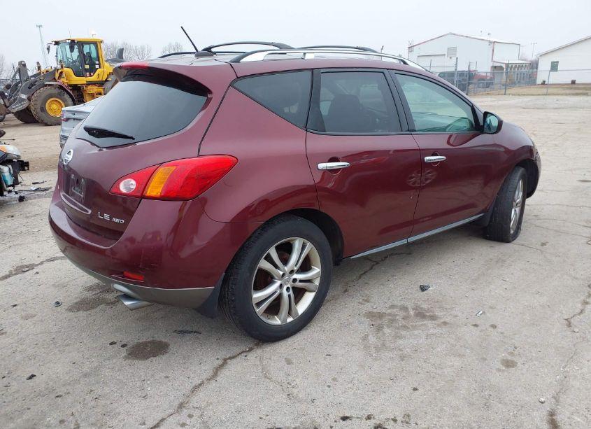 Photo 2 of 2009 Nissan Murano LE (VIN JN8AZ18W59W123431)