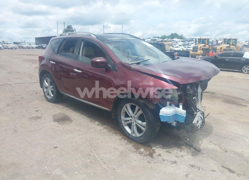 2009 Nissan Murano LE (VIN JN8AZ18W69W125219) main photo