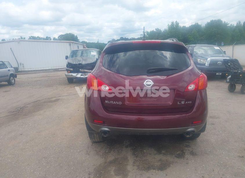 Photo 17 of 2009 Nissan Murano LE (VIN JN8AZ18W69W125219)