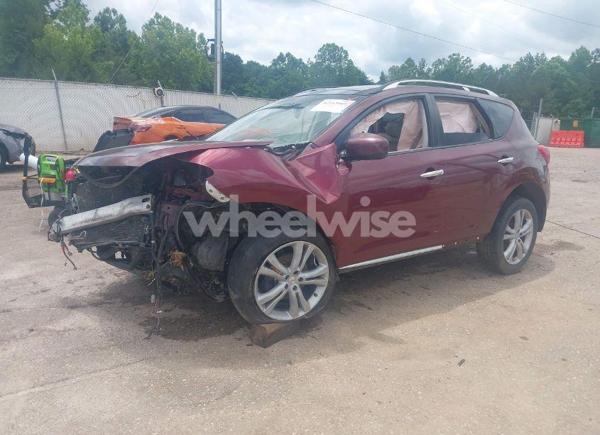 Photo 2 of 2009 Nissan Murano LE (VIN JN8AZ18W69W125219)