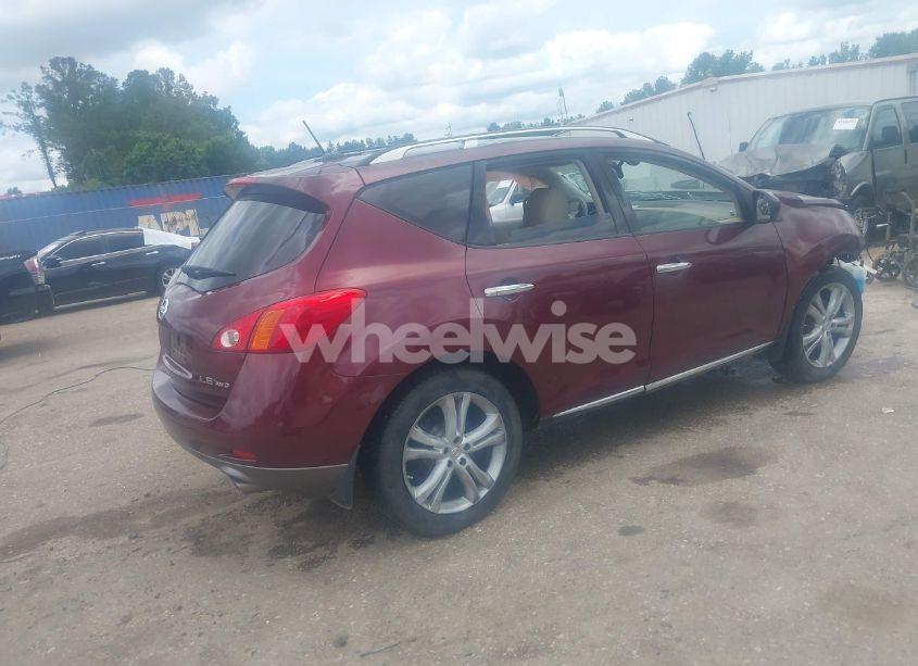 Photo 4 of 2009 Nissan Murano LE (VIN JN8AZ18W69W125219)