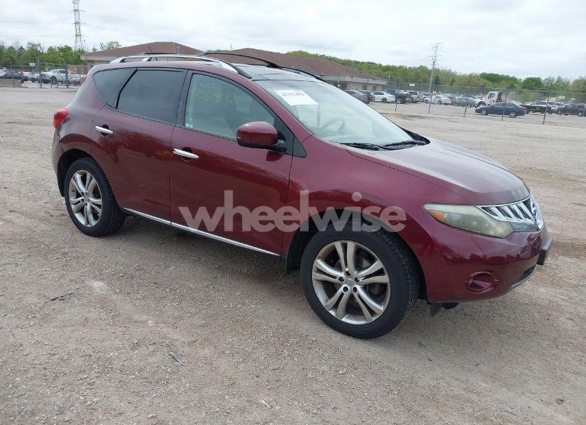 2009 Nissan Murano LE (VIN JN8AZ18W69W142280) main photo