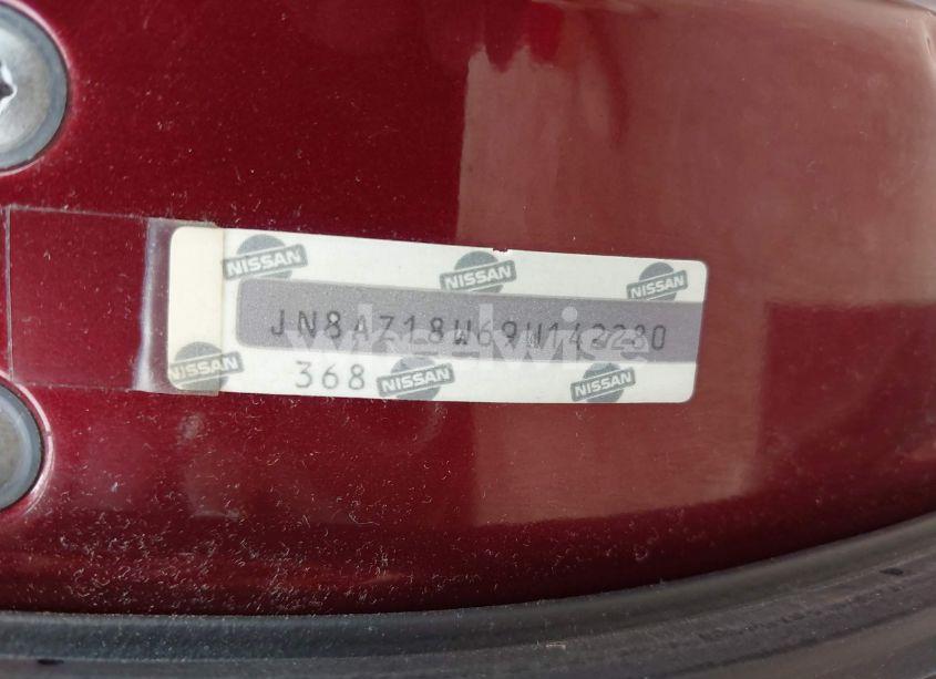 Photo 9 of 2009 Nissan Murano LE (VIN JN8AZ18W69W142280)