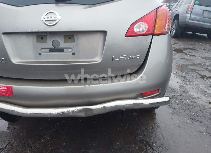 Photo 5 of 2009 Nissan Murano LE (VIN JN8AZ18W79W115539)