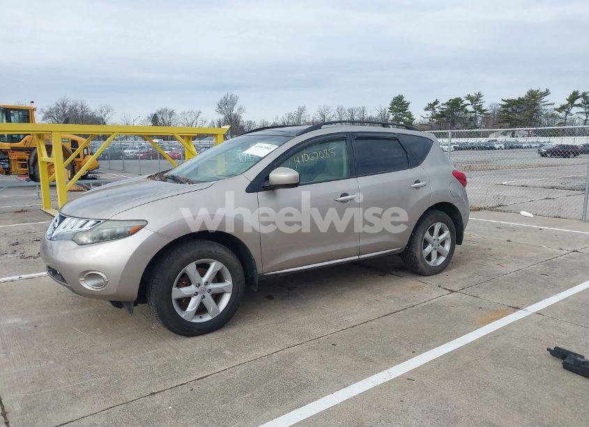 Photo 2 of 2009 Nissan Murano SL (VIN JN8AZ18W79W151828)