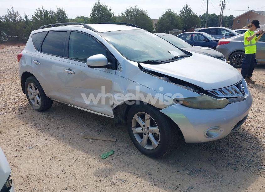 2009 Nissan Murano SL (VIN JN8AZ18W89W107997) main photo