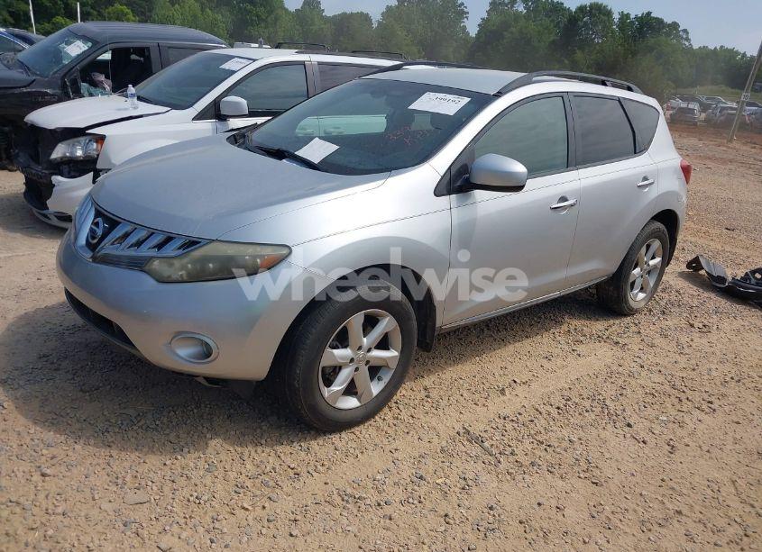 Photo 2 of 2009 Nissan Murano SL (VIN JN8AZ18W89W107997)