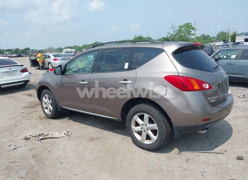Photo 3 of 2009 Nissan Murano S (VIN JN8AZ18W89W120393)