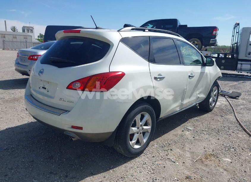 Photo 4 of 2009 Nissan Murano SL (VIN JN8AZ18W89W139901)
