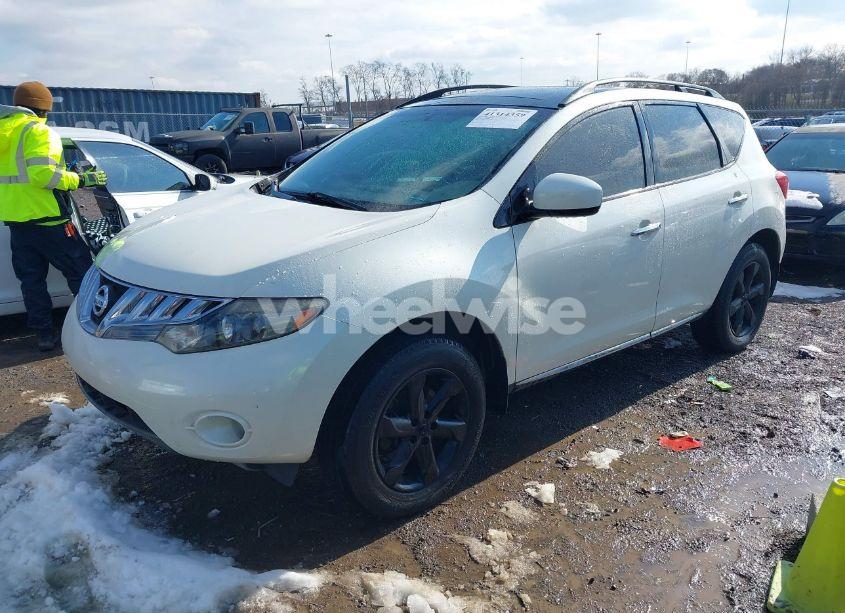 2009 Nissan Murano SL (VIN JN8AZ18W89W144256) main photo