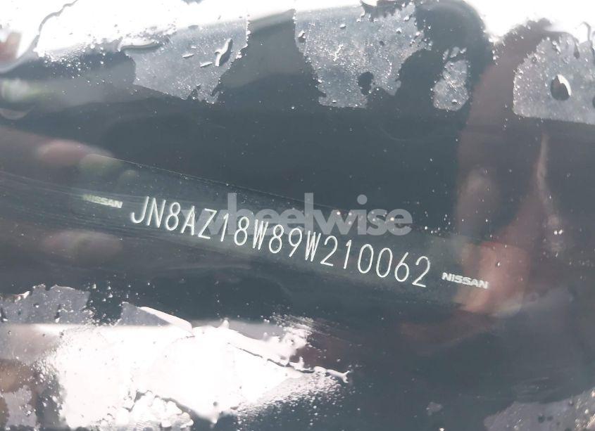 Photo 9 of 2009 Nissan Murano SL (VIN JN8AZ18W89W210062)