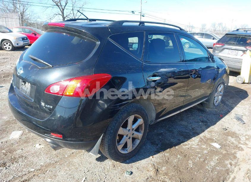 2009 Nissan Murano S (VIN JN8AZ18W99W101254) main photo