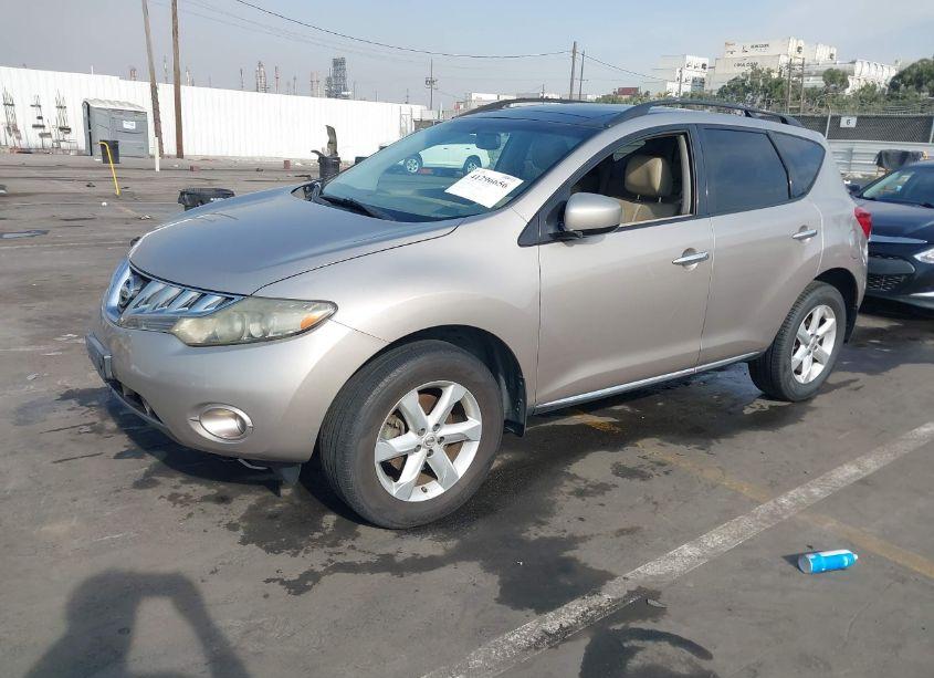 2009 Nissan Murano SL (VIN JN8AZ18W99W112433) main photo