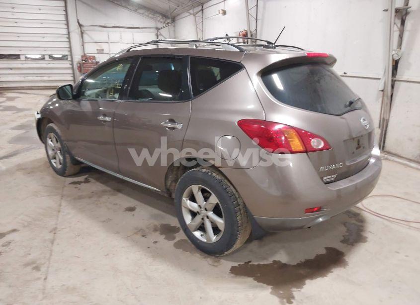 Photo 2 of 2009 Nissan Murano SL (VIN JN8AZ18W99W207669)