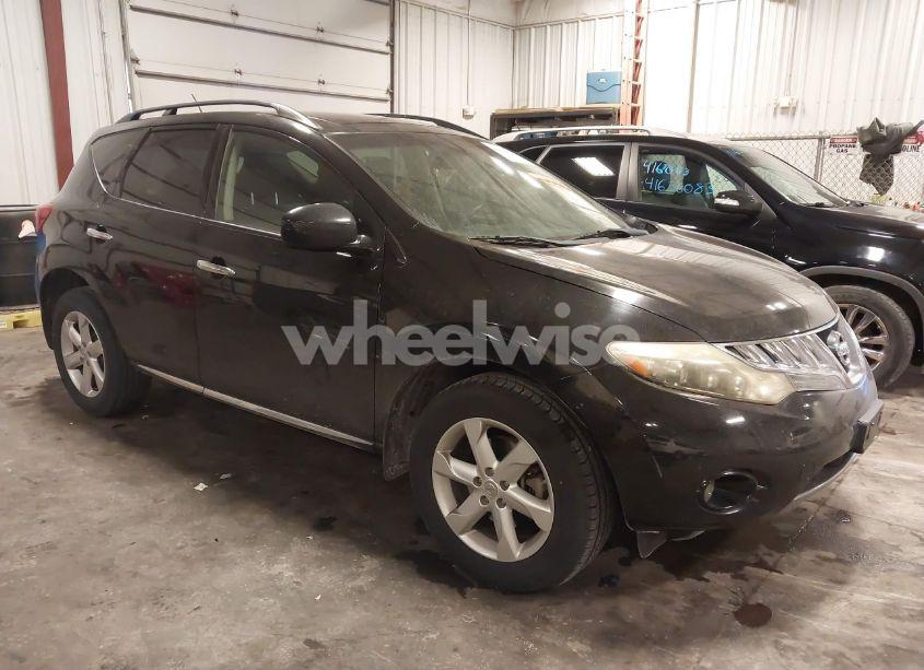 2009 Nissan Murano SL (VIN JN8AZ18WX9W141052) main photo