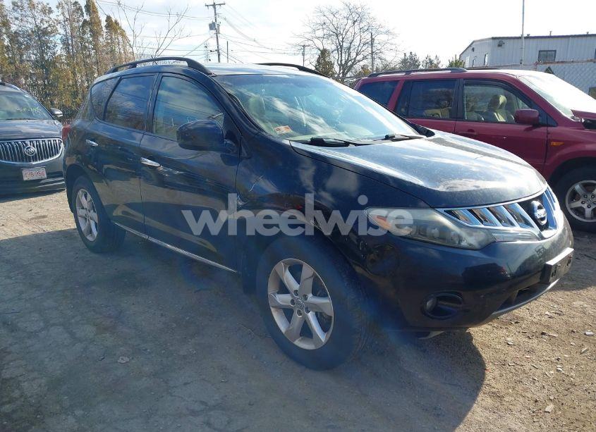 2009 Nissan Murano SL (VIN JN8AZ18WX9W148860) main photo
